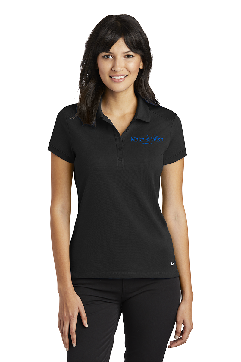 Nike Ladies Dri-Fit Solid Icon Pique Polo