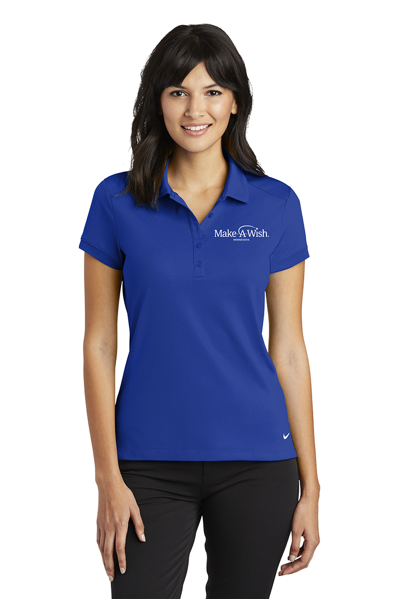 Nike Ladies Dri-Fit Solid Icon Pique Polo